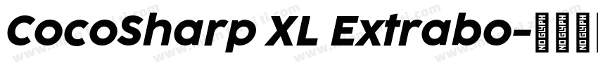 CocoSharp XL Extrabo字体转换